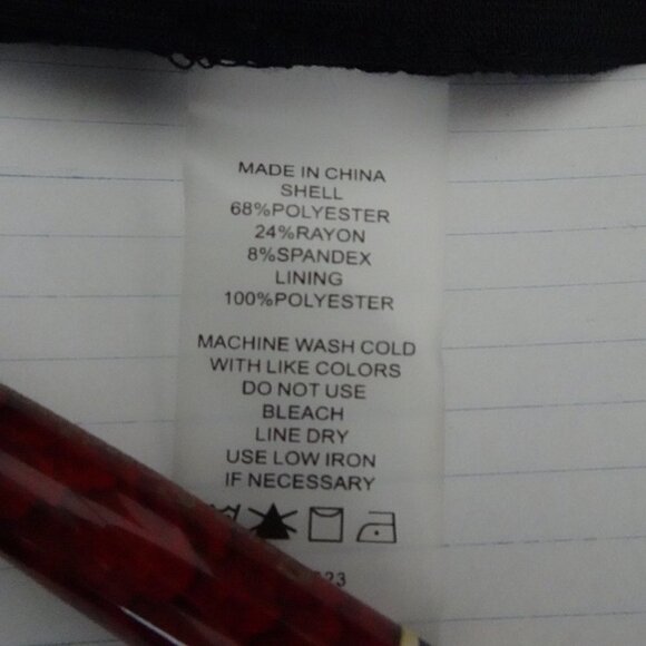 Vince Camuto Dress Pants Women's Plus Size 24W Black Career Work Wide Leg - Picture 8 of 8